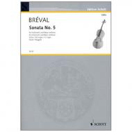 Bréval, J. B.: Violoncellosonate Nr. 5 G-Dur 
