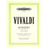 Vivaldi, A.: Violinkonzert Op. 3/6 RV 356 a-Moll 