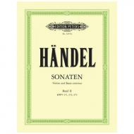 Händel, G. F.: Violinsonaten Band 2 HWV 371 / 372 / 373 