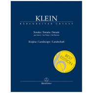 Klein, G.: Sonate für Klavier / Landschaft 