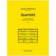 Offenbach, J.: Celloquartett A-Dur (1848) 