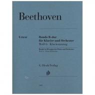 Beethoven, L. v.: Rondo WoO 6 B-Dur für Klavier und Orchester 
