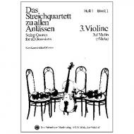 Das Streichquartett zu allen Anlässen Band 1 – Violine 3/Viola 