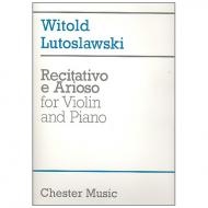 Lutoslawski, W.: Recitativo e Arioso 