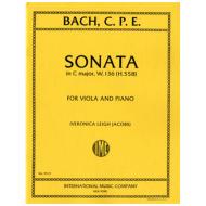 Bach, C. Ph. E.: Violasonate in C-Dur W.136 