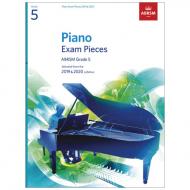 ABRSM: Piano Exam Pieces Grade 5 (2019-2020) 