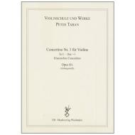 Taban, P.: Violinkonzert Nr. 3 Op. 4/c in C-Dur + b 