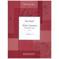 Reger, M.: Sieben Sonaten Op. 91 Band 1 