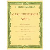 Abel, C. F.: 6 Violinsonaten Band 2 