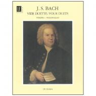 Bach, J. S.: 4 Duette nach BWV 802-805 
