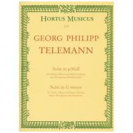 Telemann, G. Ph.: Suite TWV 41:g4 g-Moll 
