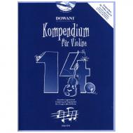 Kompendium für Violine – Band 14 (+ 2 CD's) 