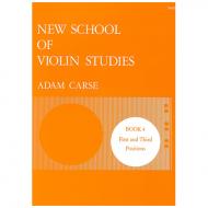 Carse, A : New School of Violin Studies. Book 4 