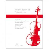 Boismortier, J. B. d.: Violoncellosonate Op. 50/3 D-Dur 