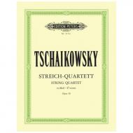 Tschaikowsky, P.I.: Streichquartett Nr. 3 es-moll, op. 30 