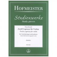 Rovelli, P.: 12 Capricen für Viola 