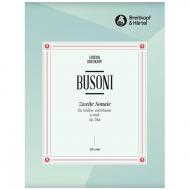 Busoni, F.: Violinsonate Nr. 2 Op. 36 Busoni-Verz. 244 e-Moll 