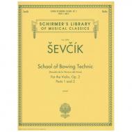 Sevcik, O.: School of Bowing Technics Op. 2 Band 1 & 2 