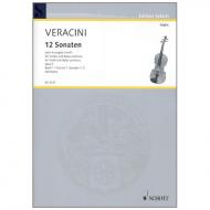 Veracini, F. M.: 12 Violinsonaten nach Corellis Op. 5 Band 1 