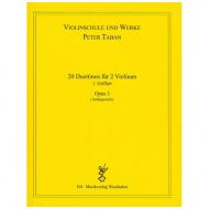 Taban, P.: Op. 3: 20 Duettinos für 2 Violinen Band 1 