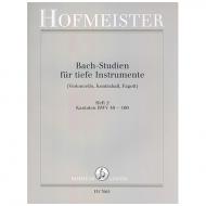 Siebach, K.: Bach Studien für tiefe Instrumente Heft 2: Kantaten BWV 49-100 