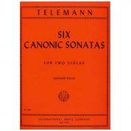 Telemann, G. Ph.: 6 kanonische Sonaten – für Viola 