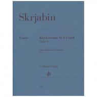 Skrjabin, A.: Klaviersonate f-Moll Op. 6 Nr. 1 