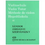Sandor, F.: Violinschule Band 3 