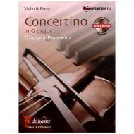 Bacewicz, G.: Violinkonzert G-Dur (+CD) 
