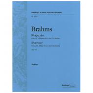 Brahms, J.: Rhapsodie Op. 53 