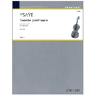 Ysaÿe, E.: Sonate posthume Op. 27bis 