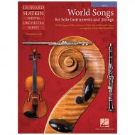 Slatkin, L.: World Songs for Solo Instruments and Strings – Einzelstimme Viola 