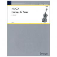 Knox, G.: Homage to Ysaÿe for viola solo 