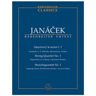 Janáček, L.: Streichquartett Nr. 1 »Kreutzersonate« – Partitur 