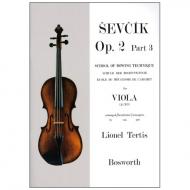 Ševčík, O.: Schule der Bogentechnik für Viola Op. 2 Band 3 