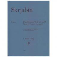 Skrjabin, A.: Klaviersonate Nr. 2 gis-Moll Op. 19 