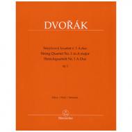 Dvořák, A.: Streichquartett Nr. 1 Op. 2 A-Dur 