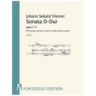 Triemer, J. S.: Violoncellosonate Op. 1/3 D-Dur 