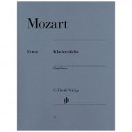 Mozart, W. A.: Klavierstücke 