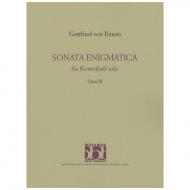 Einem, G. v.: Sonata enigmatica Op. 81 