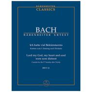 Bach, J. S.: Kantate BWV 21 »Ich hatte viel Bekümmernis« – Kantate zum 3. Sonntag nach Trinitatis 