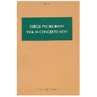 Prokofieff, S.: Concerto g minor no.2 Op. 63 violin and orchestra 