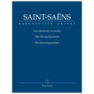Saint-Saëns, C.: Streichquartette Op. 112 und Op. 153 – Partitur 