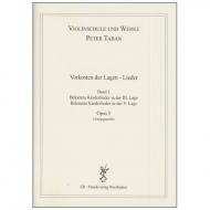 Taban, P.: Op. 5: Vorkosten der Lagen – Lieder Band 1 