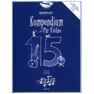 Kompendium für Violine – Band 15 (+ 2 CD's) 