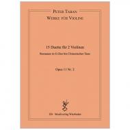 Taban, P.: 15 Duette Op. 11/2 