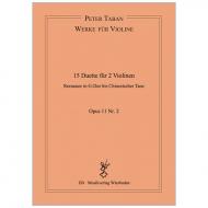 Taban, P.: 15 Duette Op. 11/2 
