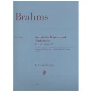 Brahms, J.: Violoncellosonate Op. 99 F-Dur 