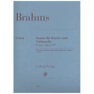 Brahms, J.: Violoncellosonate Op. 99 F-Dur 