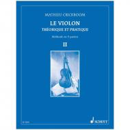 Crickboom, M.: Le Violon – Théorique et pratique Vol. 2 